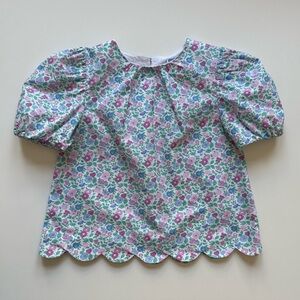 Jacadi Girls Liberty Floral Blouse - Size 5Y